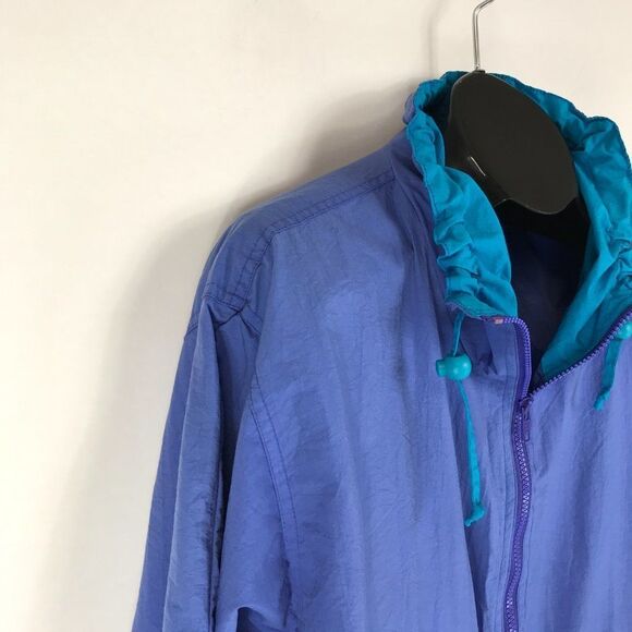 Vintage Pacific Trail Sport Windbreaker Women's Large Full Zip Pockets Lined - Picture 6 of 16